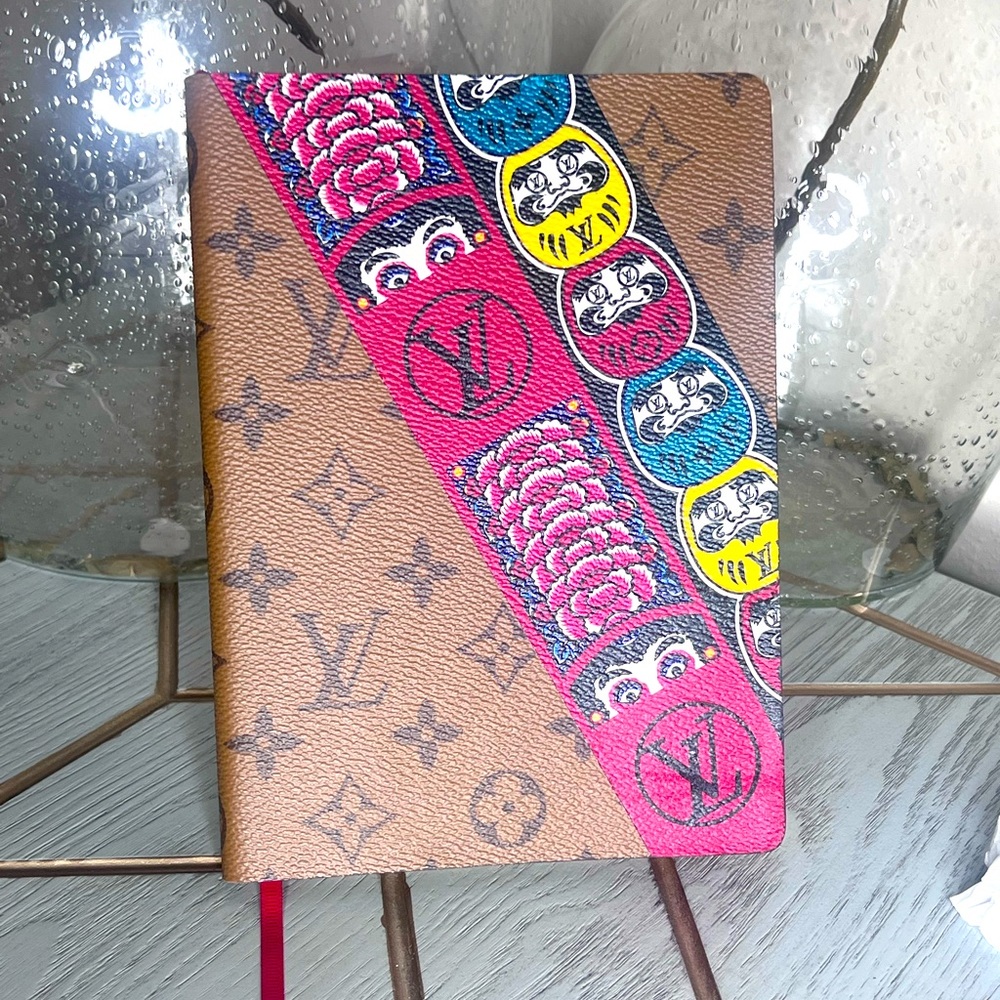 LOUIS VUITTON Monogram Kaye-Clemence Kansai Yamamoto Kabuki Notebook